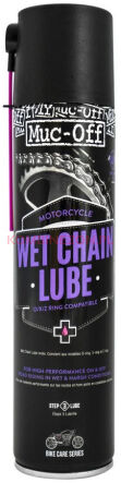 Smar do łańcucha wyjątkowo odporny na wodę, baza polimerowa - 400ml - MUC-OFF Wet Weather Chain Lube