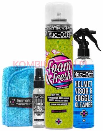 Zestaw do czyszczenia i zabezpieczenia kasku - MUC-OFF Helmet Care Kit